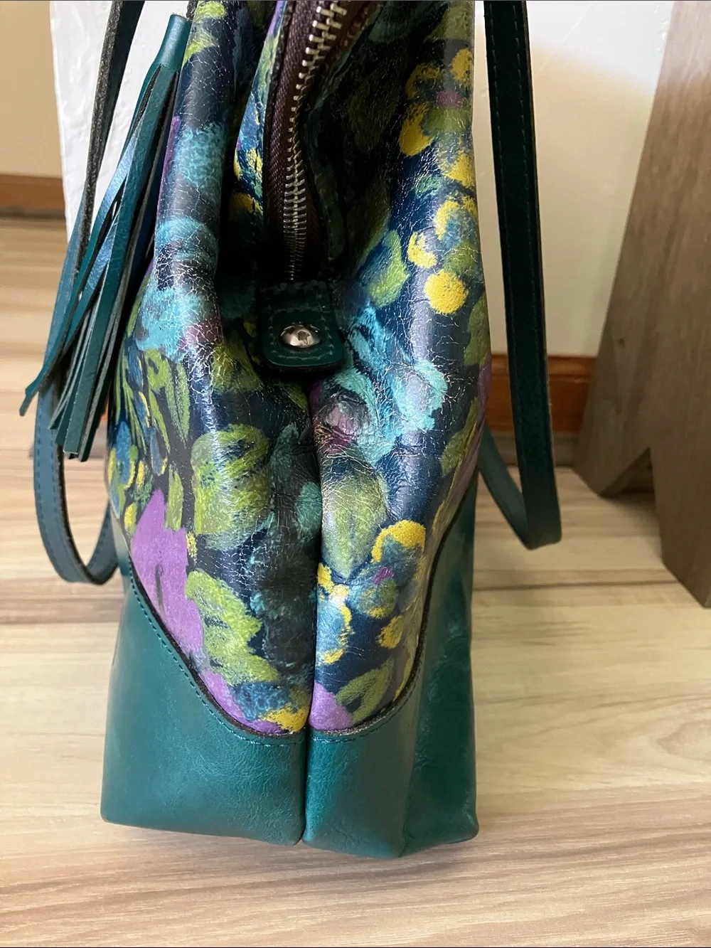 PATRICIA NASH LEATHER TOTE HANDBAG EXCELLENT CONDITION